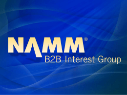B2BIG - NAMM.org