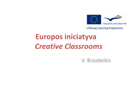 European initiative Creative Classrooms