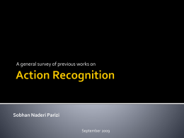 Action Recognition