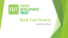 Rural Fuel Poverty - Rural Housing Scotland