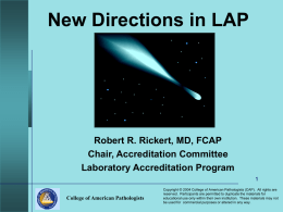 CAP - New Directions in LAP