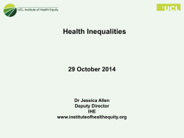 Review on Social Determinants of Health and the Health