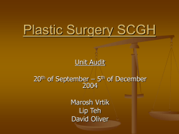 Plastic Surgery SCGH