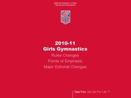 GIRLS GYMNASTICS 2007-08