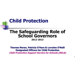 Child Protection - Belfast Education & Library Board