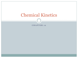 Chemical Kinetics - Bremerton School District