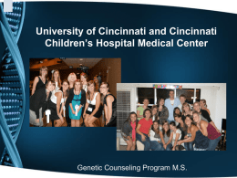 University of Cincinnati and Cincinnati Children’s