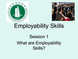 Employability Skills - University of Huddersfield