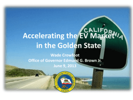 Accelerating the EV Market in the Golden State
