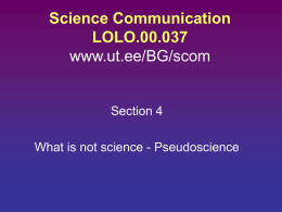 Science Communication 4