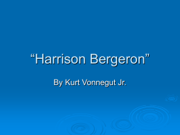 Harrison Bergeron”
