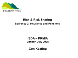 BrightonRock Insurance - ISDA