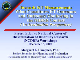 National Institute on Disability and Rehabilitation Research