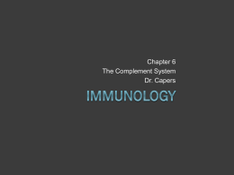 Kuby Immunology 6/e - Dr. Jennifer Capers, PhD