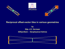 Reciprocal offset-vector tiles