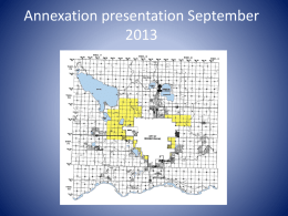 Annexation presentation 2013 - County of Grande Prairie No. 1