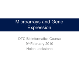 Gene Expression Studies using Array and Sequencing Technology
