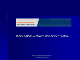 Rainscreen & Ventilated Facade System