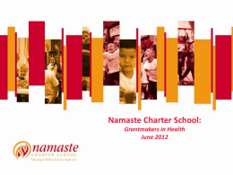 Namaste Charter School Board of Directors’ Meeting