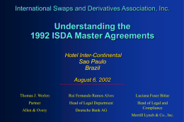 International Swaps and Derivatives Association, Inc