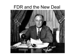 FDR and the New Deal - School District 67 Okanagan Skaha