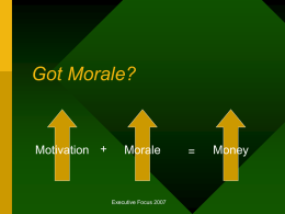 Got Morale?