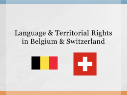 Language & Territorial Rights in