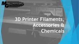 3D Printer Filaments