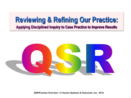Strengthening Practice & Improving Results