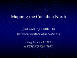 Mapping the Canadian North