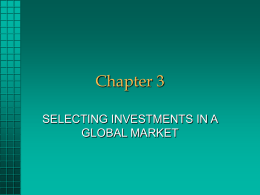 Lecture Presentation for Investments, 7e
