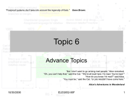Topic 5 - University of Delaware