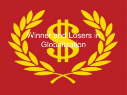 Winner and Losers in Globalization - St. James
