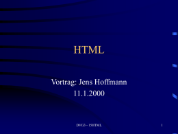 HTML - Weierstrass Institute