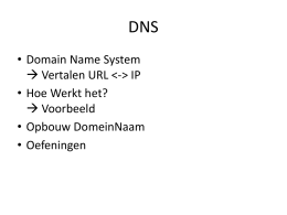 DNS - Telenet Service