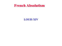 French Absolutism - Kentucky Department of Education
