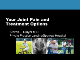 Your Joint Pain And Treatment Options