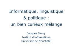 PowerPoint Presentation - Multilingual experiments of UTA