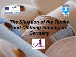 Textile and Apparel Industry in Germany