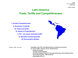 FTAA.ecom/inf/147 June 5, 2002 Latin America / Trade