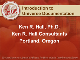 PowerPoint Presentation for TUG U2U 205