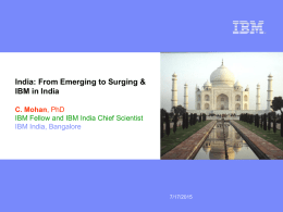 IBM Presentations: Blue Pearl DeLuxe template