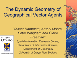 The Dynamic Geometry of Geographical Vector Agents