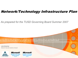 TUSD - Technology Oversight Committee