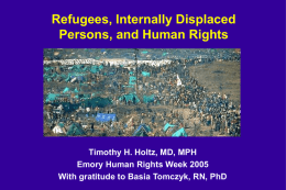 Refugees and Human Rights