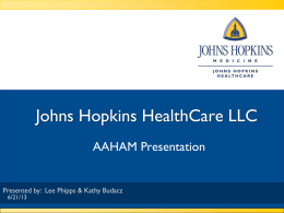 Johns Hopkins HealthCare LLC