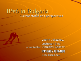 IPv6 uptake in Bulgaria