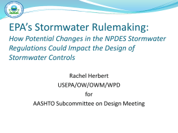 PRES_EPA Stormwater ppt_Rachel Herbert (final)