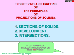 SECTION OF SOLIDS
