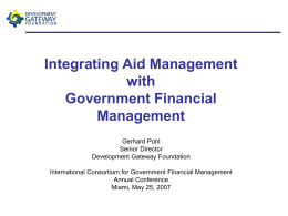 Aid Management Platform (AMP)
